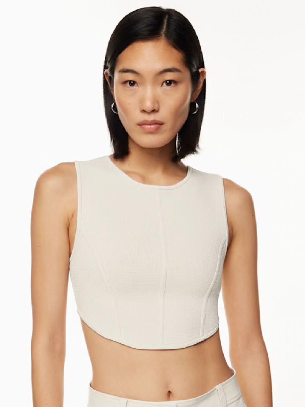 Aritzia Babaton Gallery Sculpt Knit Seamed Tank #103775